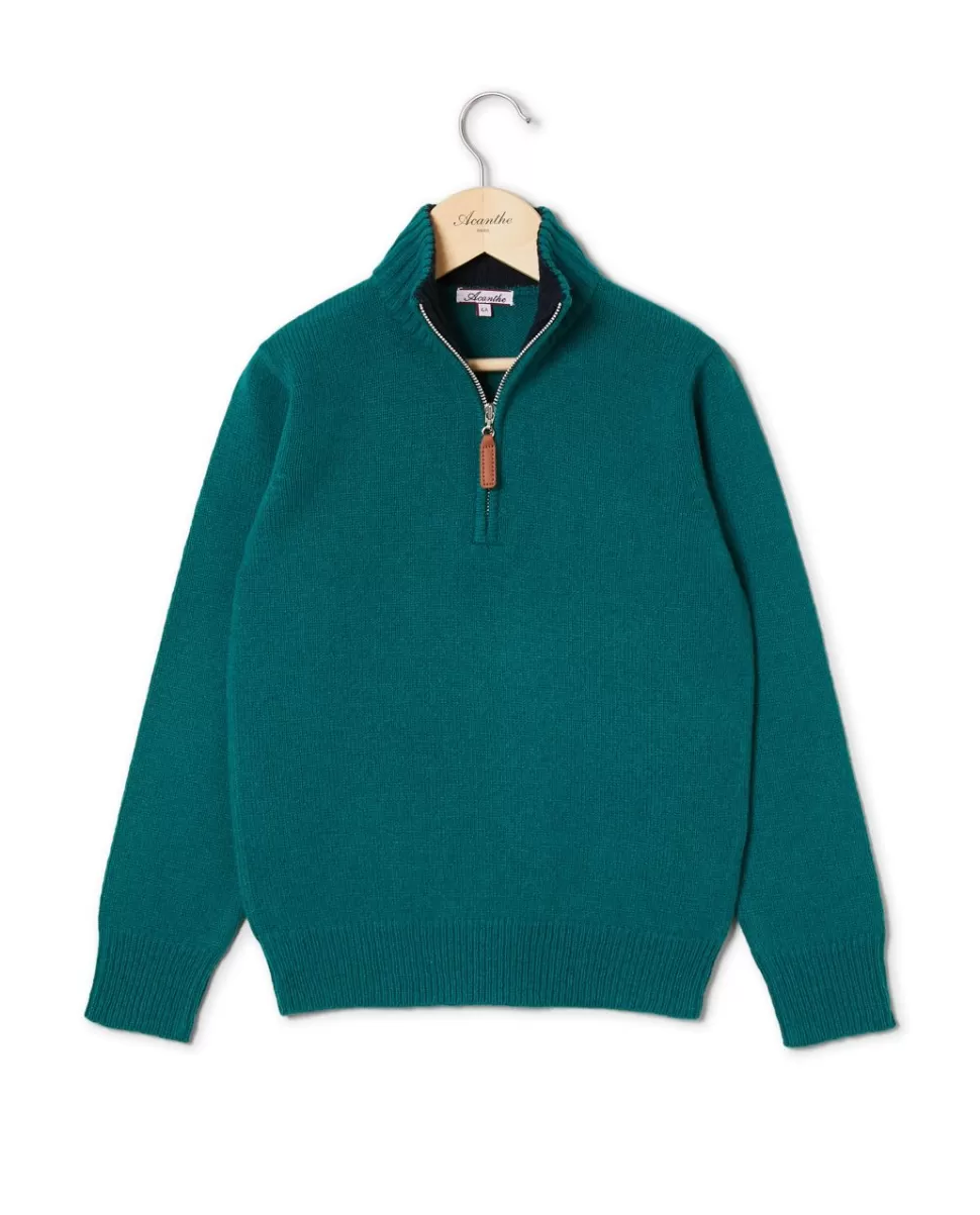 Enfant Acanthe Pulls & Sweats | Pull col zippé 100% lambswool