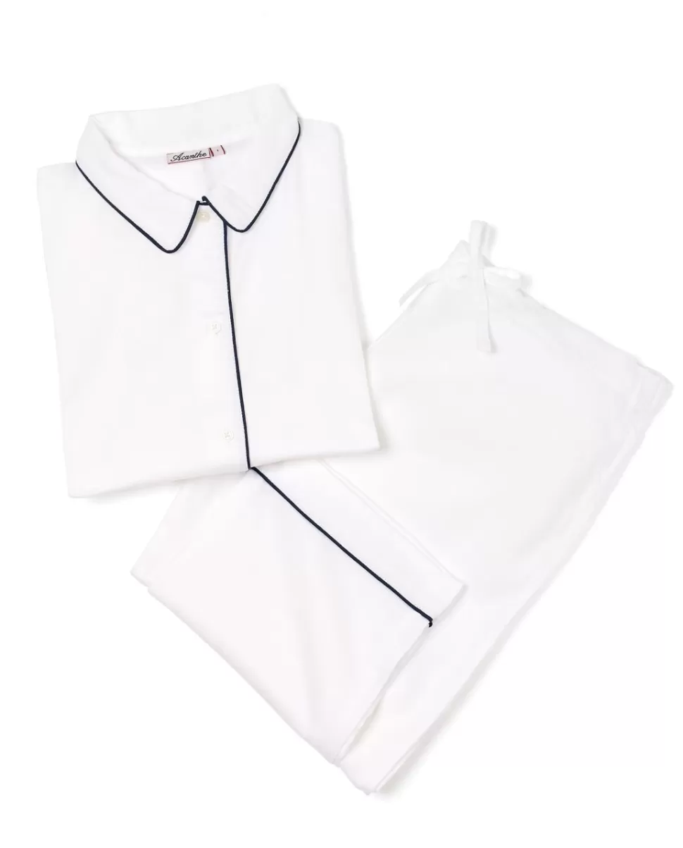 Femme Acanthe Pyjamas | Pyjama chevron blanc