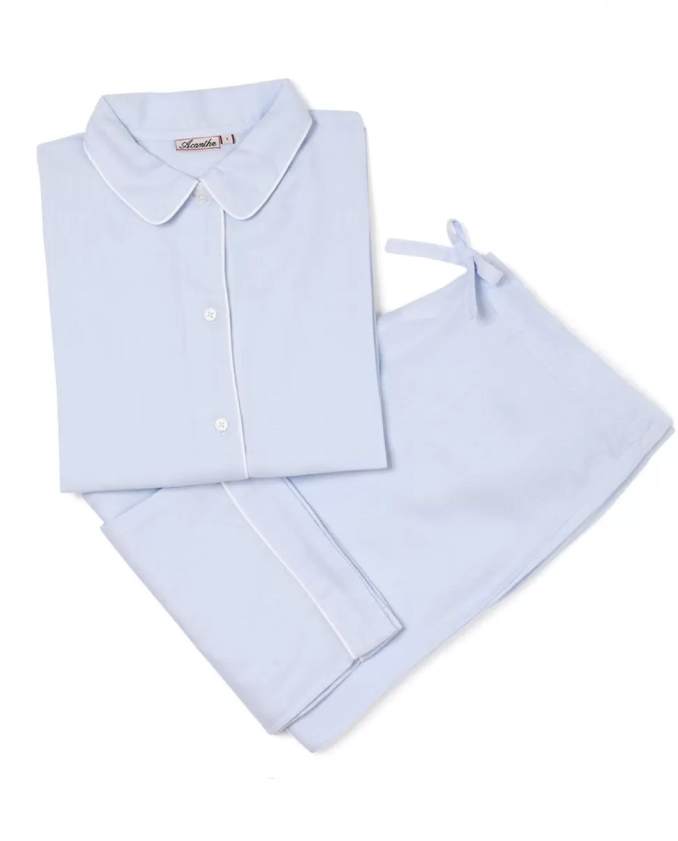 Femme Acanthe Pyjamas | Pyjama chevron ciel