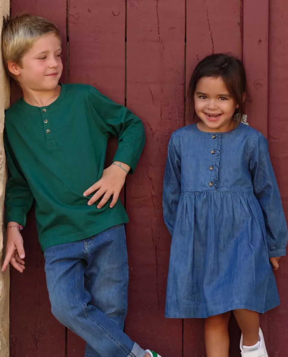 Enfant Acanthe Robes | Robe boutons