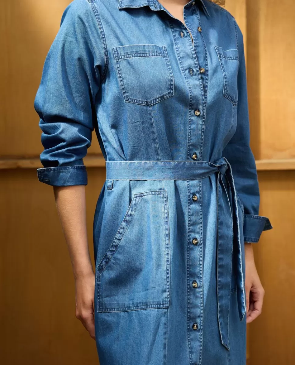 Femme Acanthe Robes & Pantalons | Robe mi-longue en