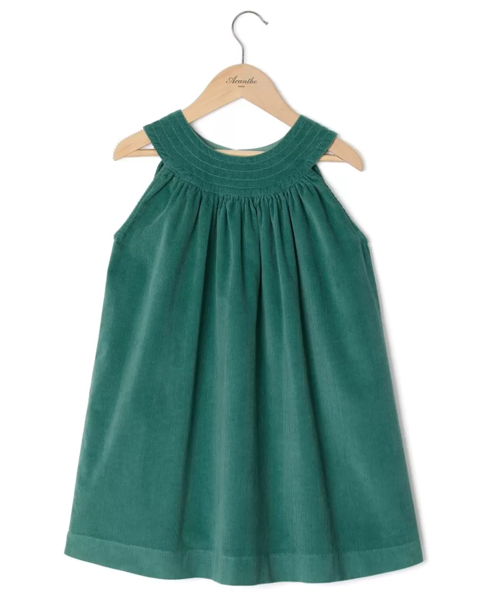 Enfant Acanthe Robes | Robe trapèze velours