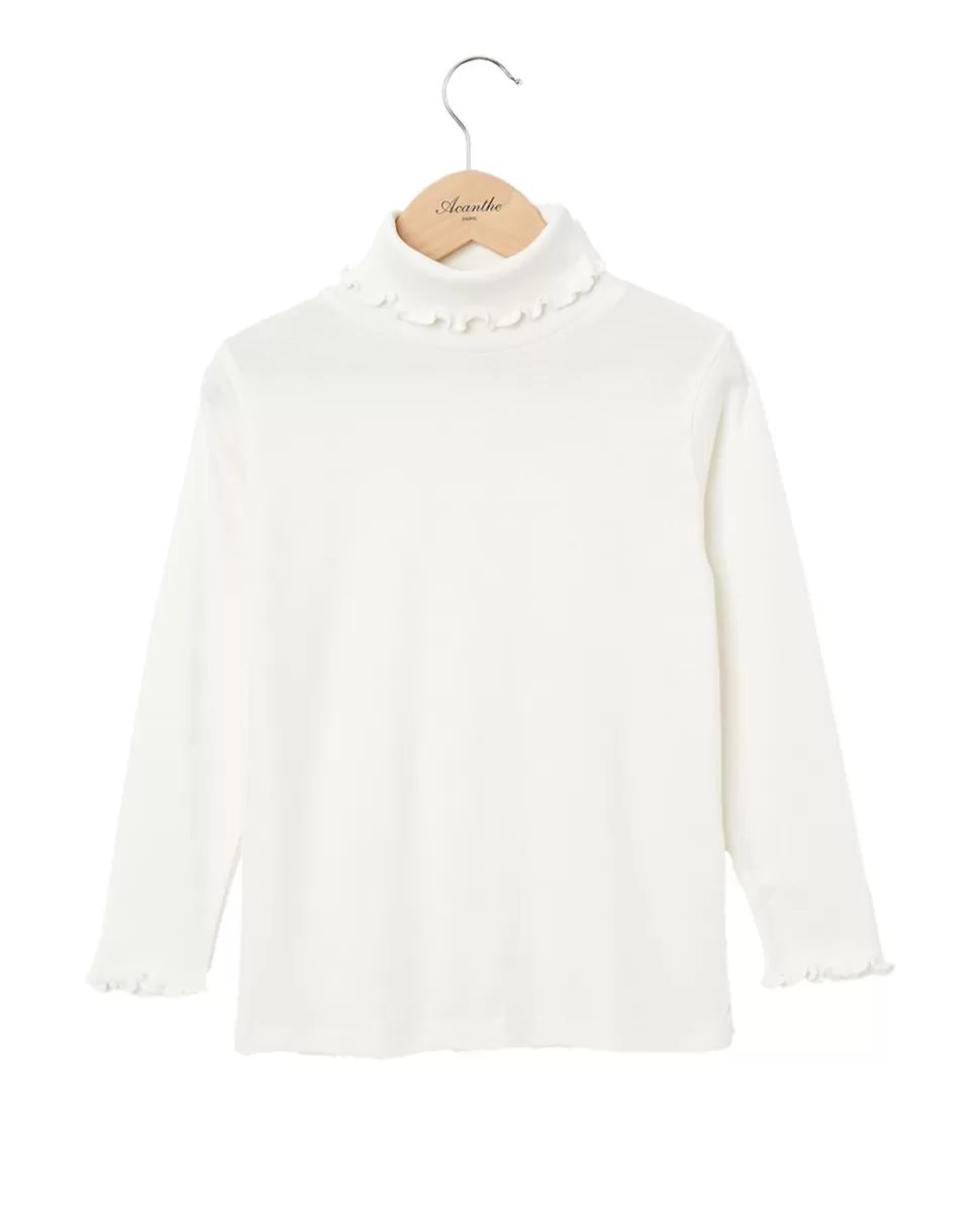 Enfant Acanthe Polos & T-Shirts | Sous pull point bourdon écru