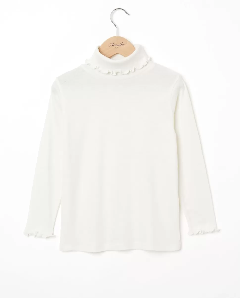 Enfant Acanthe Polos & T-Shirts | Sous pull point bourdon écru